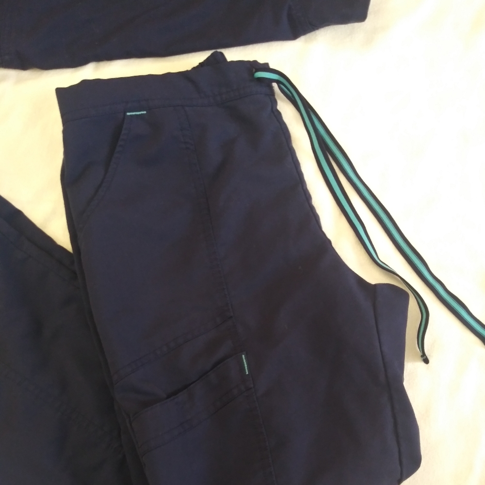 Blue Scrub Set - Picture 2 of 4